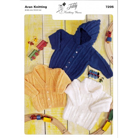 Aran Knitting Pattern 7205 10 Per Pack